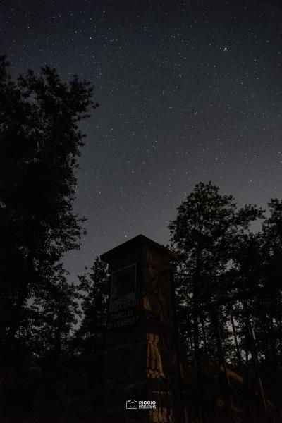 Cielo stellato sopra l'oasi "Capelli di Venere" - Casaletto Spartano (SA)